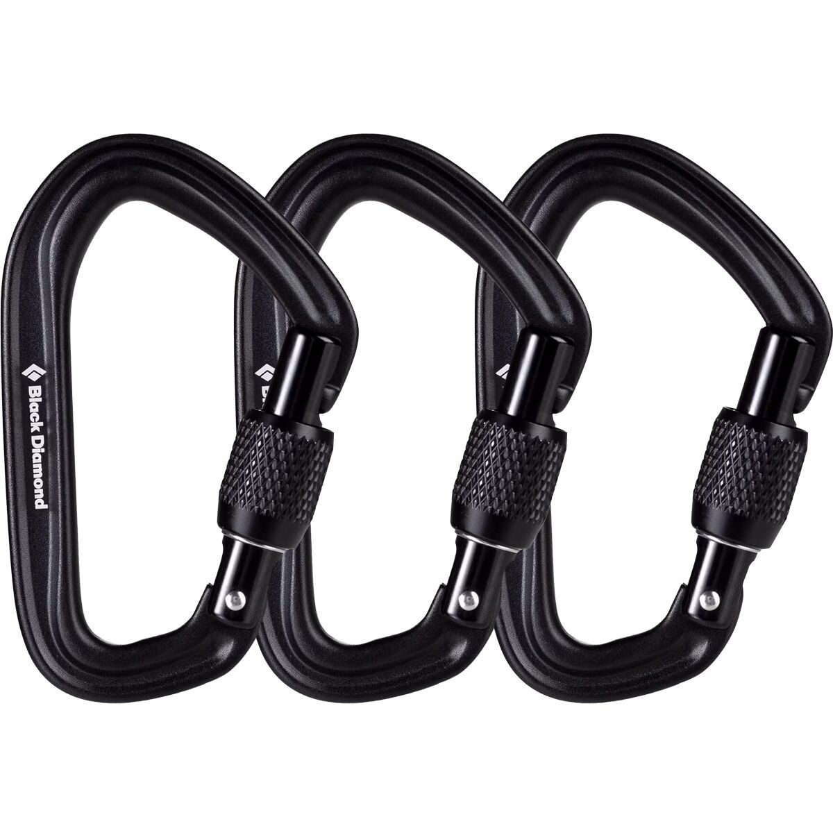 Black Diamond HotForge Screwgate Carabiner - 3 Pack