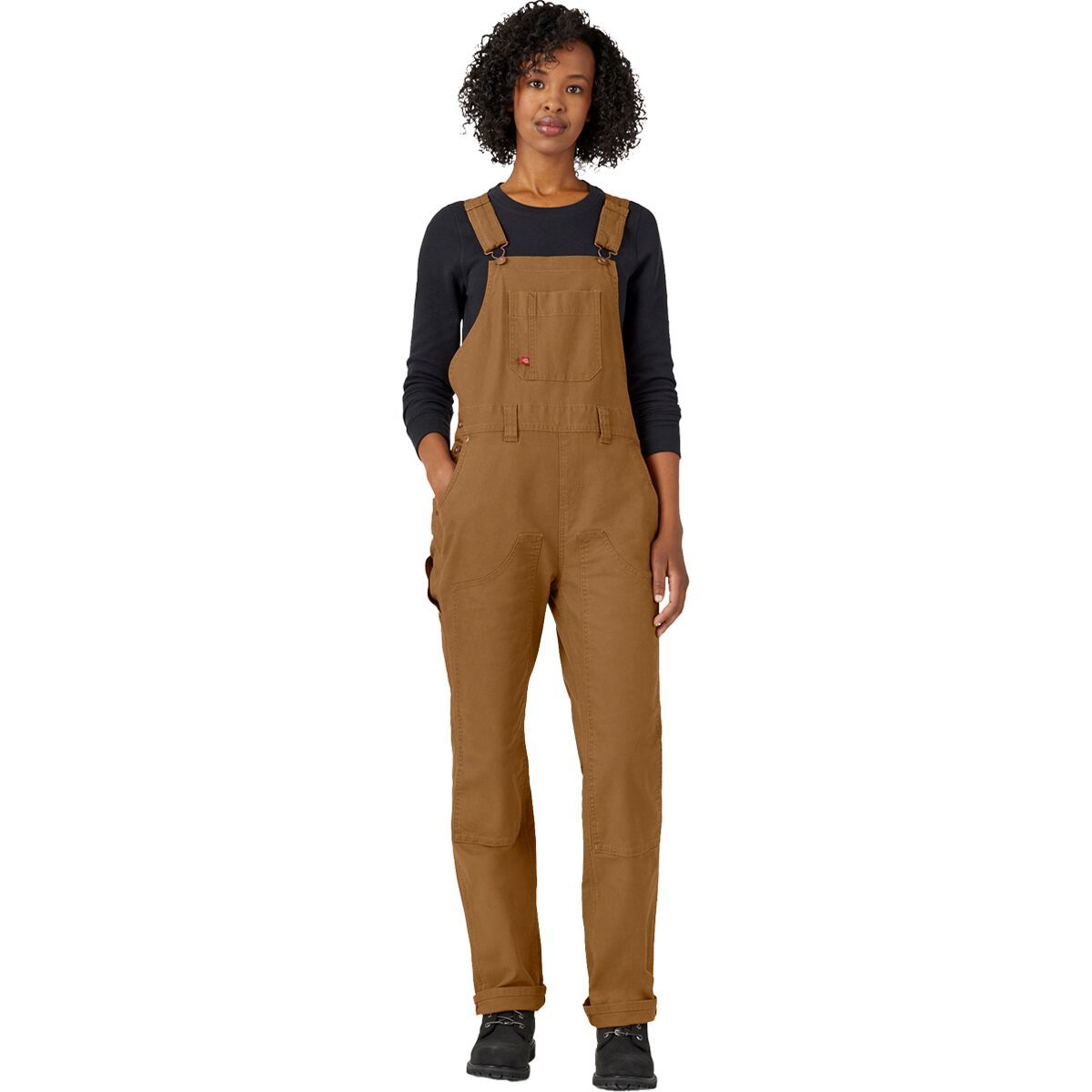 Dickies Double Front Denim Bib Overalls - Women's